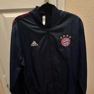 Adidas Bayern Munich FC Soccer Mens Size L Starter Jacket